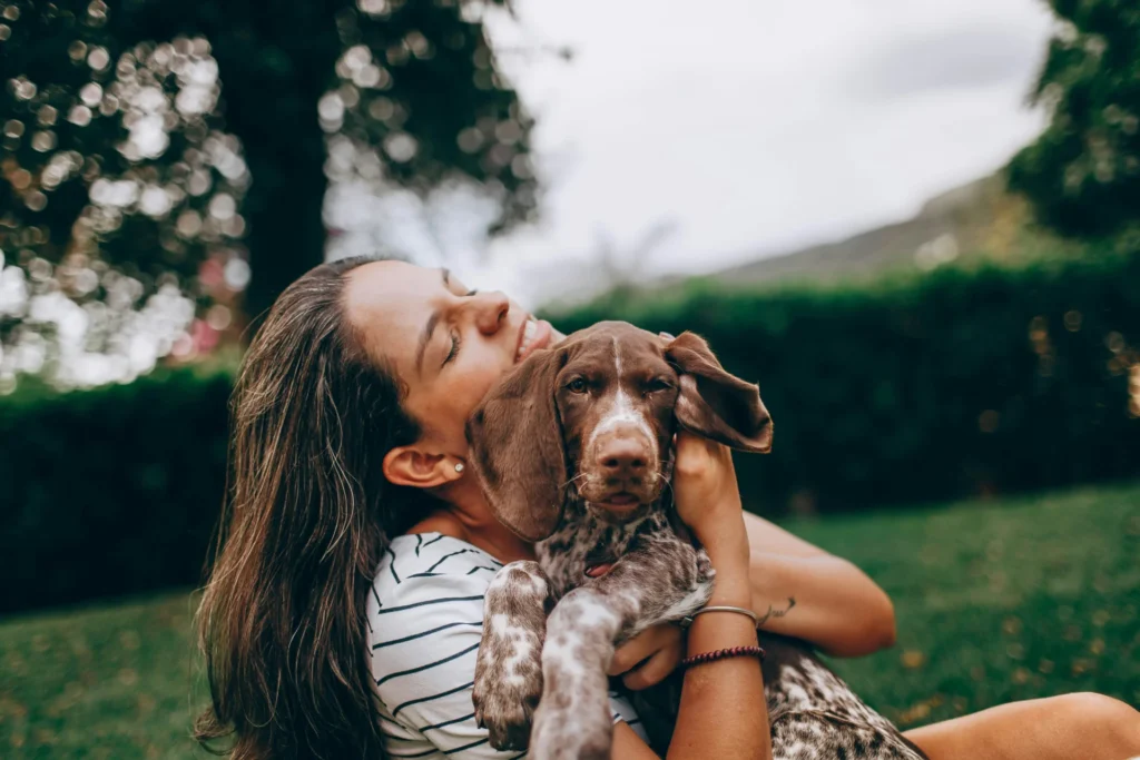 chien de chasse et son maitre